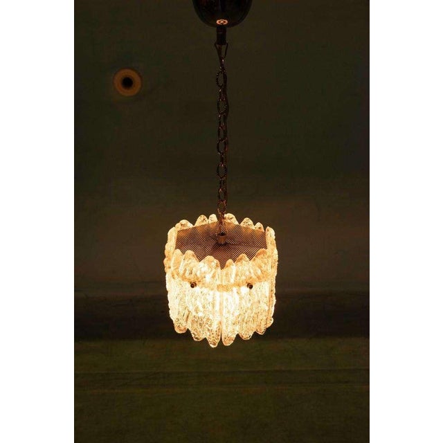 Vintage Glass Hanging Lamp from Orrefors For Sale - Image 11 of 18