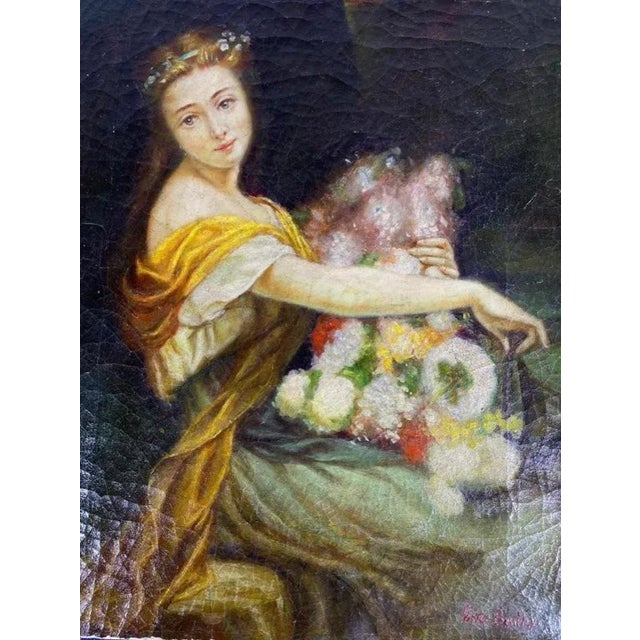 Figurative “Dionysia" by Foster Bentley Oil on Board For Sale - Image 3 of 6