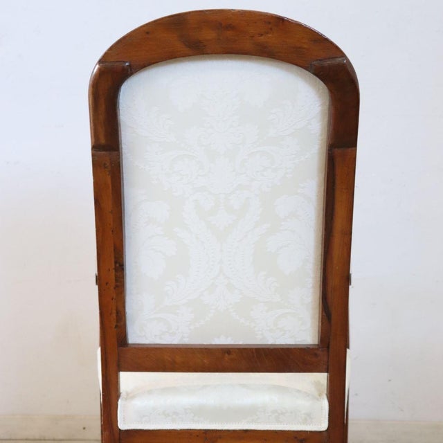 19th Century Antique Walnut Armchair, 1800s For Sale - Image 5 of 13