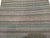 Antique American Amish Rag Runner, Handwoven Wool & Cotton, Stripe Pattern, Gray, 3x12 For Sale - Image 13 of 16