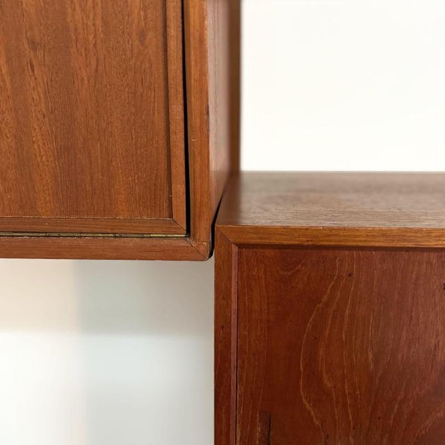 Metal Teak Royal System with Secretary by Poul Cadovius for Cado, 1960s For Sale - Image 7 of 10