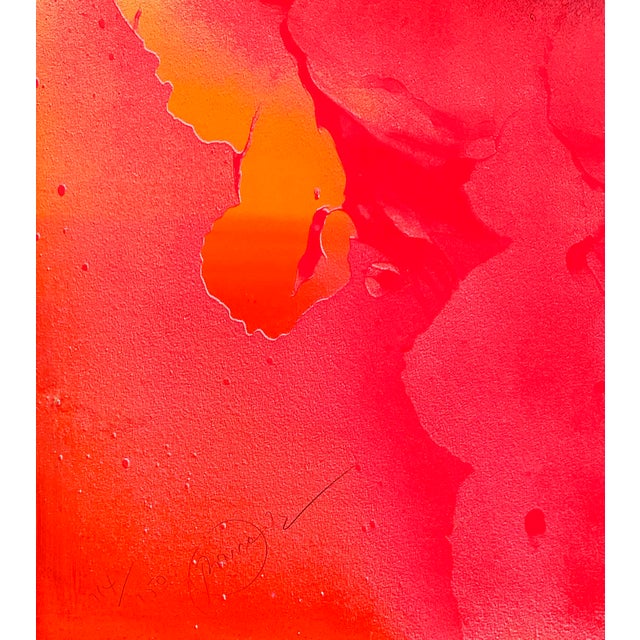 Otto Piene, After the Rainbow, 1972, Serigraph, Framed For Sale - Image 6 of 8