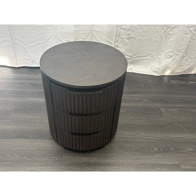 Black Rh Byron Closed Bedside Table – 20" For Sale - Image 8 of 18