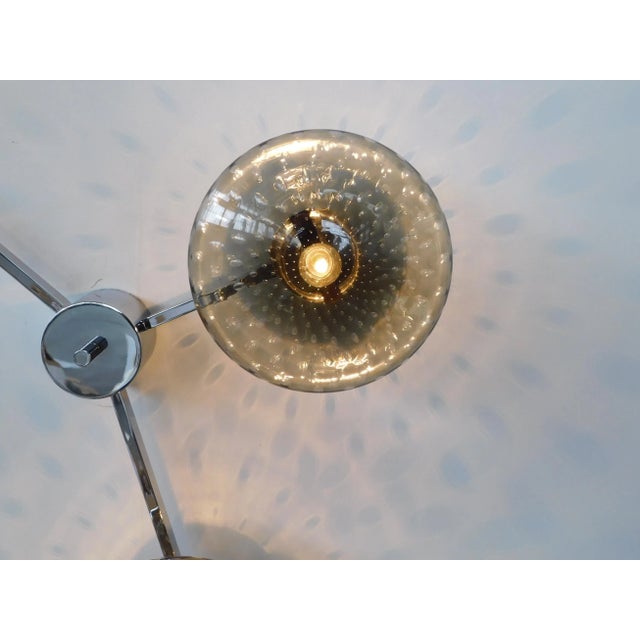 Not Yet Made - Made To Order Trio Polished Chrome Smoky Bubbles Glass Flush Mount by Fabio Ltd For Sale - Image 5 of 6