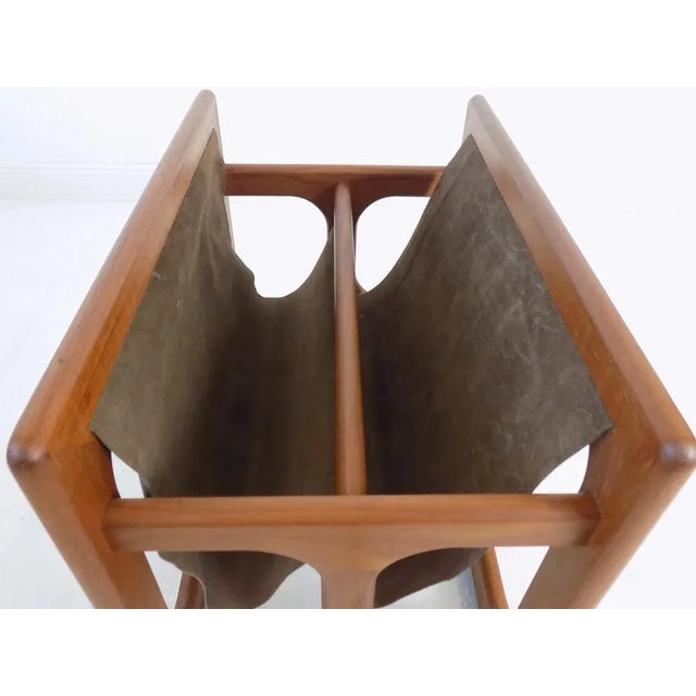 1960s Teak Newspaper Stand by Aksel Kjersgaard for Salin Mobler For Sale - Image 5 of 10