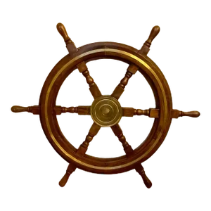 Late 20th Century Six-Spoke Ship’s Wheel