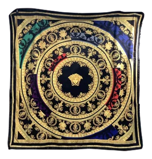 Custom Made Versace Multi Printed Velvet Throw