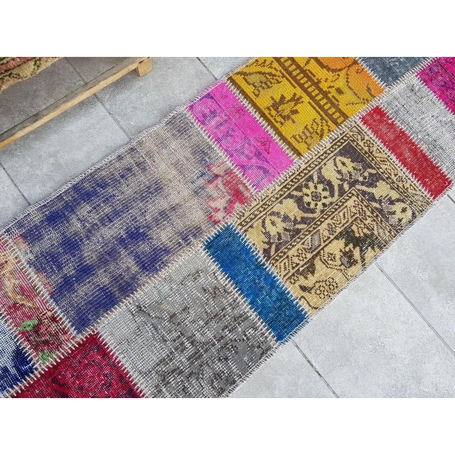 1970s Vintage Oushak Handmade Runner For Sale - Image 5 of 10