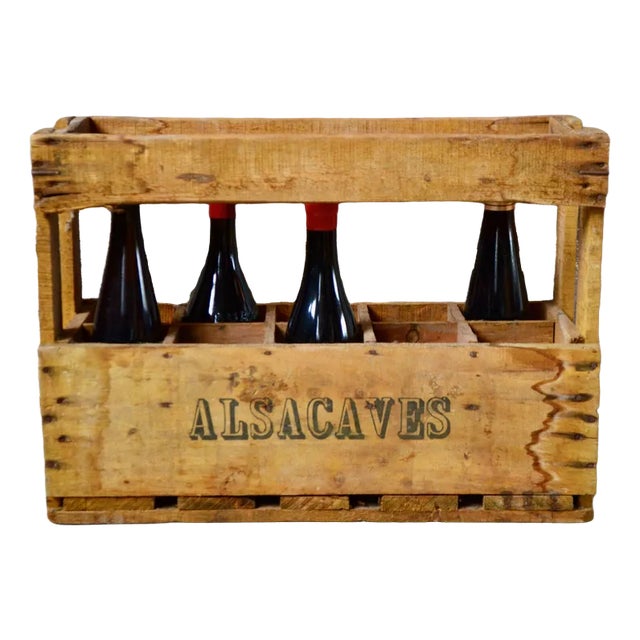 Wooden Bottle Case from Alsacave For Sale