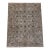 Chobi Area Rug, Hand-Knotted Wool, Allover Floral, 9x12, Silver & Camel For Sale
