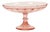 Art Deco Pink Tall Fruit Bowl in Glass, 1930s For Sale