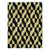 Galerie Shabab Collection Mid-20th Century Handmade Turkish Art Deco Accent Rug in Yellow and Blue For Sale - Image 4 of 10