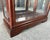 Brown Philip Reinisch Curio Cabinet With Etched Glass Front For Sale - Image 8 of 12
