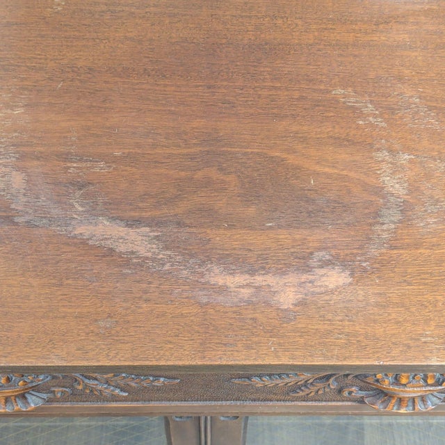 Brown Antique Carved Buffet For Sale - Image 8 of 14