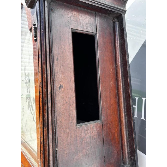 Georgian Mahogany Canterbury Longcase Clock For Sale - Image 15 of 18