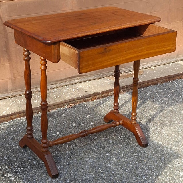 19th Century Victorian Mahogany Single Drawer Side Table For Sale - Image 11 of 11