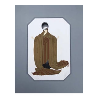 Erte Original 1979 Kings Favorite Lithograph Signed Numbered 239/300 Art Deco For Sale