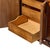 Brown Broyhill Brasilia Mid Century Walnut and Brass Lowboy Dresser For Sale - Image 8 of 10