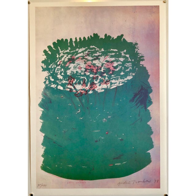 André Thomkins, 1970s Modernist Swiss Colorful Surrealism Signed Dada Lithograph Andre Thomkins For Sale In Miami - Image 6 of 6