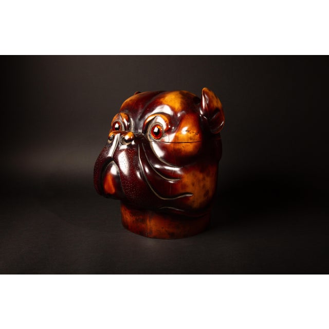 1960s 1960s Victorian-Style Dog Head Boxes: Exquisite Craftsmanship and Functional Elegance - A Pair For Sale - Image 5 of 11