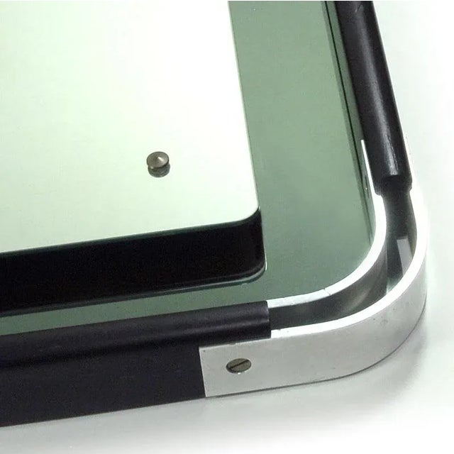 Brown Vintage Italian Mirror, 1980s For Sale - Image 8 of 11