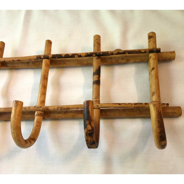 Vintage Tortoise Shell Bamboo Hat Rack Chairish
