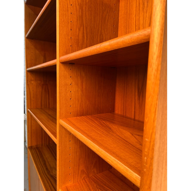 Late 20th Century Late 20th Century Mid-Century Modern Danish Teak Bookcase For Sale - Image 5 of 12