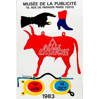 A La Belle Enseigne Poster after Jacques Lagrange For Sale