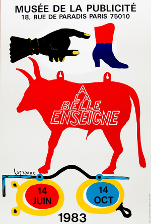 A La Belle Enseigne Poster after Jacques Lagrange