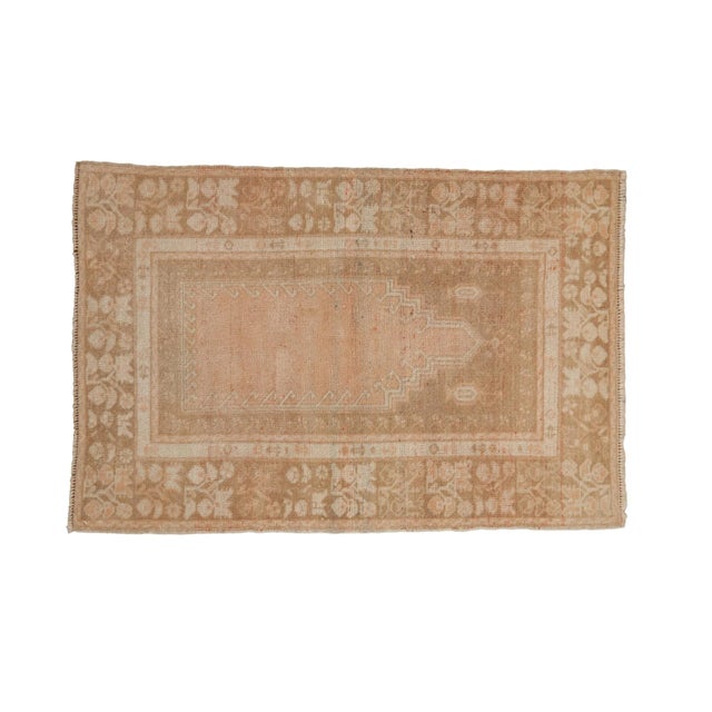 Vintage Distressed Oushak Rug - 2'11" X 4'3" For Sale - Image 10 of 10