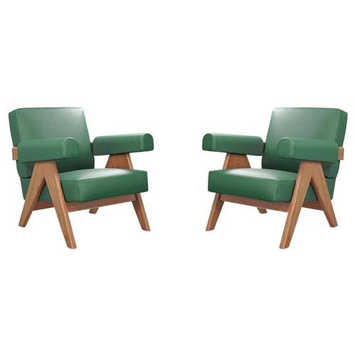Capitol Complex Armchairs by Pierre Jeanneret for Cassina, Set of 2 For Sale - Image 15 of 15