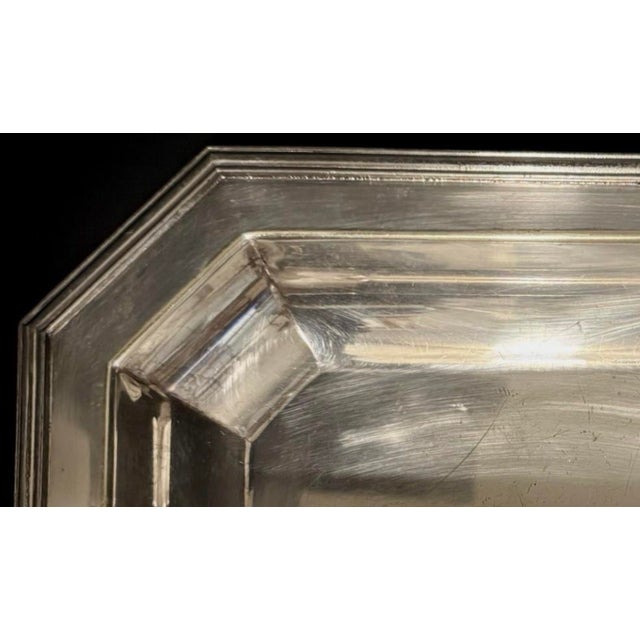 Sheffield Vintage Sheffield Silverplate Octagonal Platter 11” X 8” For Sale - Image 4 of 6