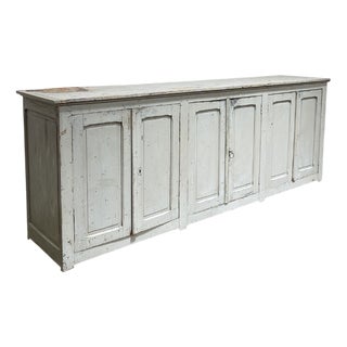Light Gray Sideboard, 1940 For Sale