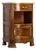 French Walnut, Marble and Bronze Nightstand, 1920 For Sale