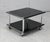 Space Age Coffee Table in Black Lacquered Steel with Double Trays, France, 1970s For Sale - Image 15 of 16