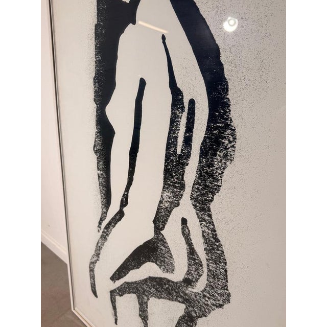 Modern Maurits Van Saene, Nude Figurative Composition, Lithograph, Framed For Sale - Image 3 of 6