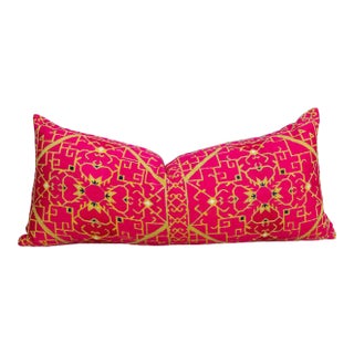 Antique Hasina Sindh Silk Pillow For Sale