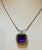 Approximately 15 Carat Sugar Loaf Amethyst pendant with diamonds in 14 Karat White gold Amethyst is 15 mm X 15mm...