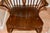 Late 20th Century Vintage Windsor Spindle Wheel Back Armchair For Sale - Image 9 of 13