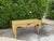 Contemporary Vintage Sculptural Rattan Console Table With Glass Top For Sale - Image 3 of 13