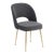 Swell Dark Grey Velvet Chair For Sale