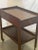 Wood Antique Oak Tea Trolley Bar Table Serving Cart For Sale - Image 7 of 9