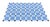 Not Yet Made - Made To Order Handmade Cotton Vegetable Dyed Rug, Sky Blue and White Tile Geometric Dhurrie-6'x9' For Sale - Image 5 of 18