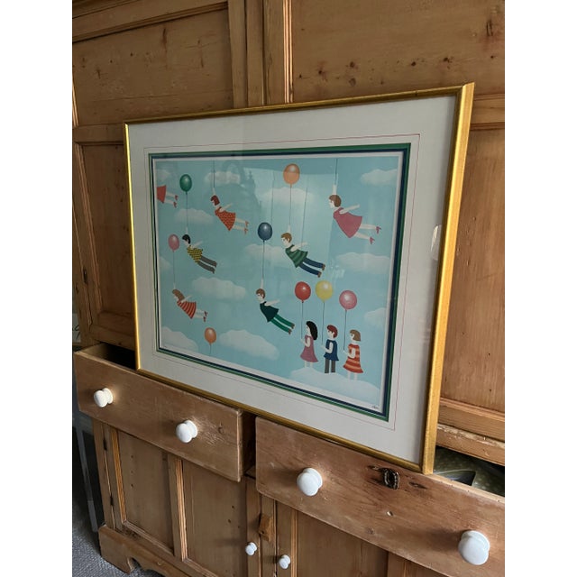 Mid 20th Century Oku Shigeo Okumura Lithograph Signed & Numbered For Sale - Image 6 of 12