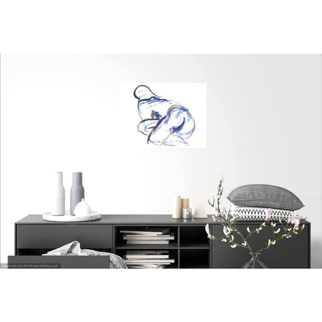 Blue Nude by Martha Holden For Sale - Image 4 of 6