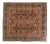 1940's Square Vintage Sultanabad Rug-10'8" X 12'2" For Sale