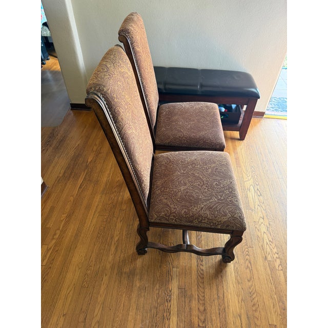 1960s Spanish Revival Wooden Chairs (Set of 2) For Sale - Image 11 of 12