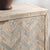 Wood Chevron Washed Wood Sideboard For Sale - Image 7 of 7
