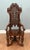 Jacobean Revival Hall Throne Armchairs in Carved Oak, 1890s, Set of 2 For Sale - Image 3 of 9