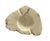 Vintage Italian hand carved yellow/cream Alabaster stone ashtray with organic rough edges. In excellent condition, and...